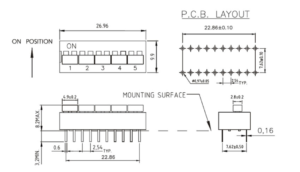 DE-10 Dip Switch 